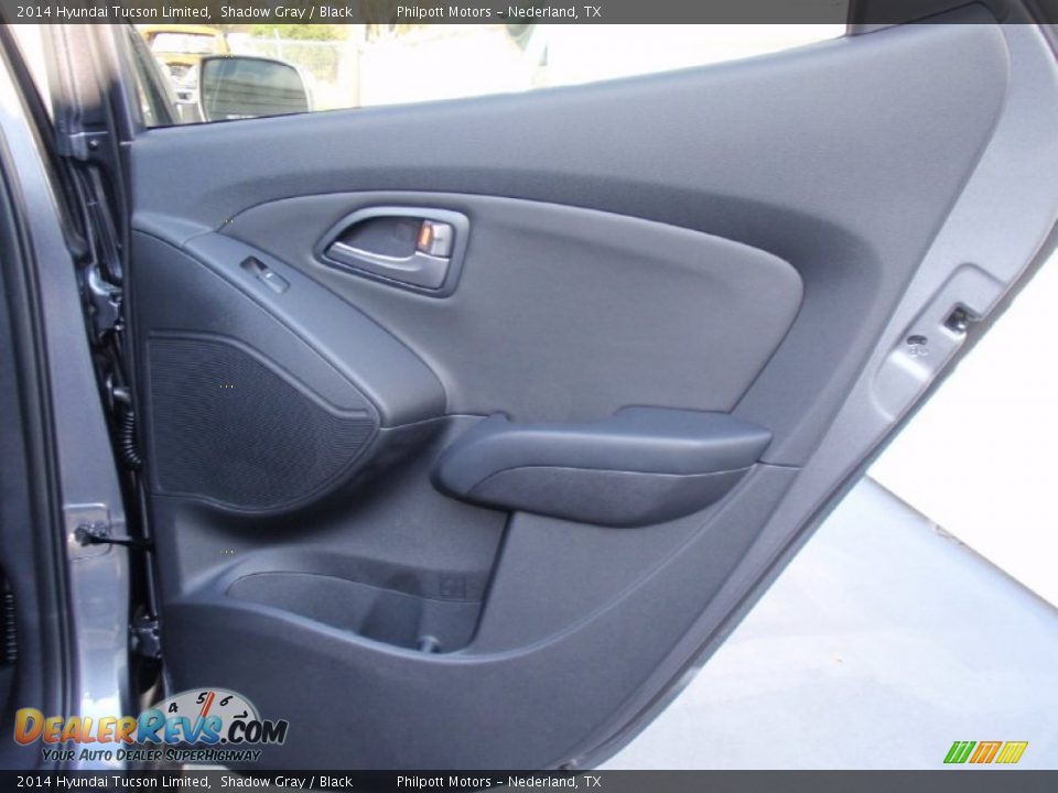 2014 Hyundai Tucson Limited Shadow Gray / Black Photo #20