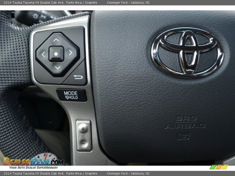 2014 Toyota Tacoma V6 Double Cab 4x4 Pyrite Mica / Graphite Photo #19