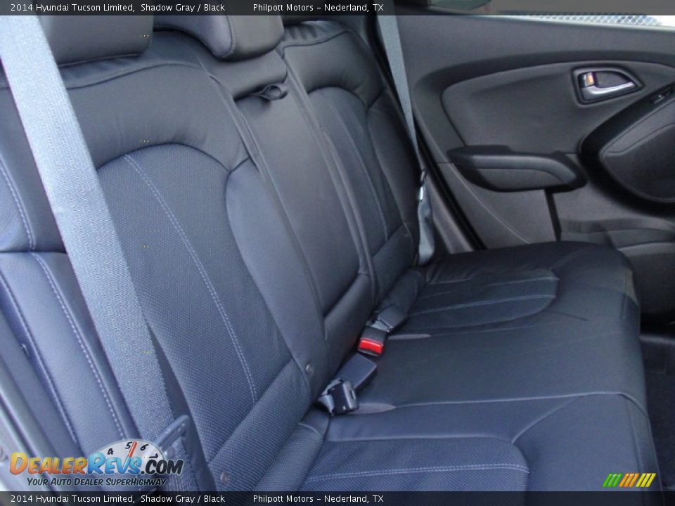2014 Hyundai Tucson Limited Shadow Gray / Black Photo #21