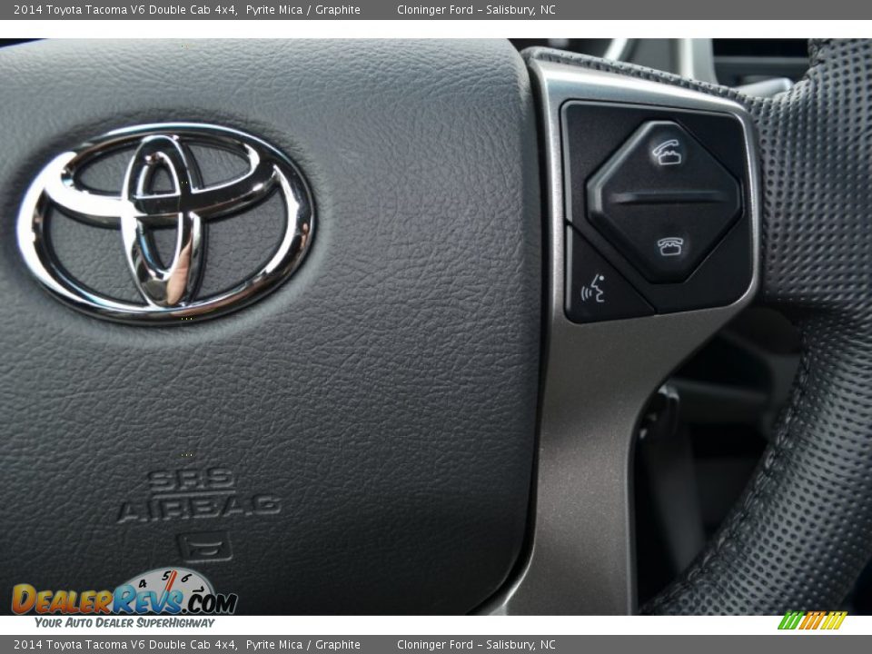2014 Toyota Tacoma V6 Double Cab 4x4 Pyrite Mica / Graphite Photo #20