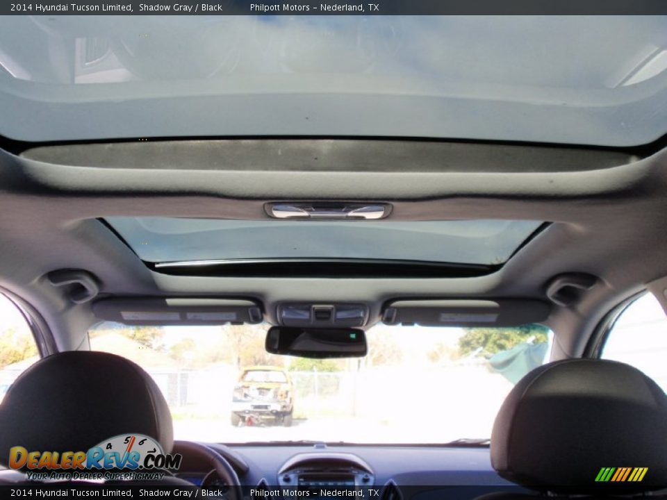 2014 Hyundai Tucson Limited Shadow Gray / Black Photo #24