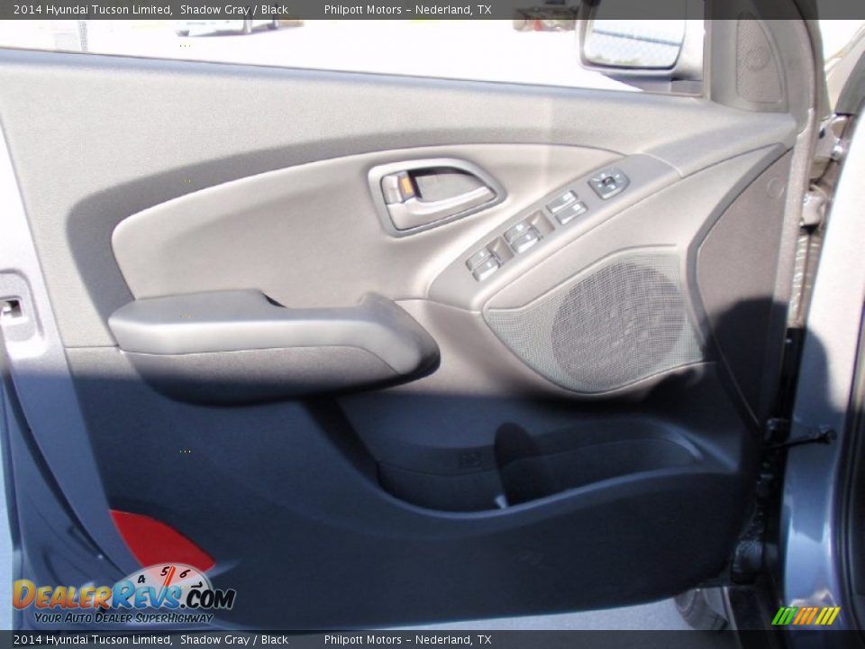 2014 Hyundai Tucson Limited Shadow Gray / Black Photo #25