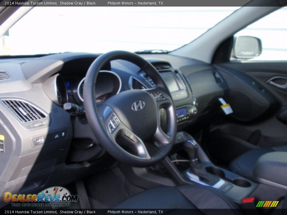 2014 Hyundai Tucson Limited Shadow Gray / Black Photo #26