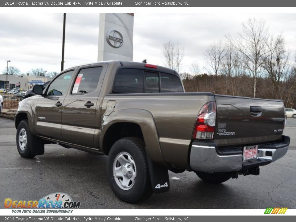 2014 Toyota Tacoma V6 Double Cab 4x4 Pyrite Mica / Graphite Photo #24