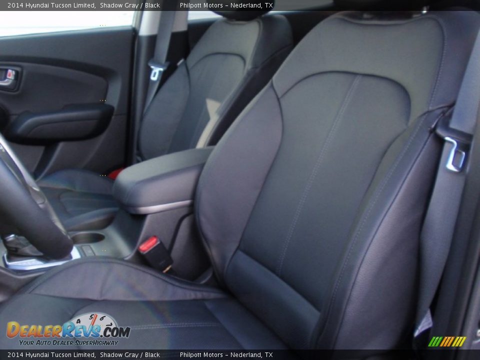 2014 Hyundai Tucson Limited Shadow Gray / Black Photo #27