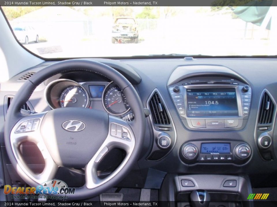 2014 Hyundai Tucson Limited Shadow Gray / Black Photo #29