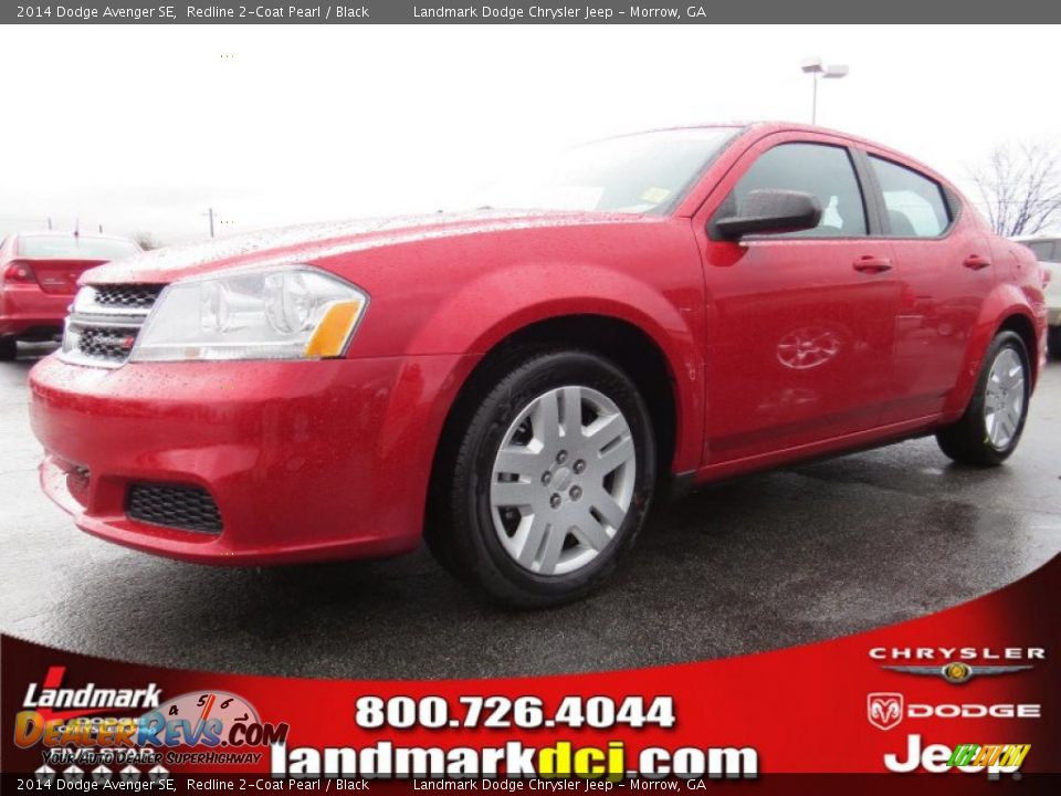 2014 Dodge Avenger SE Redline 2-Coat Pearl / Black Photo #1