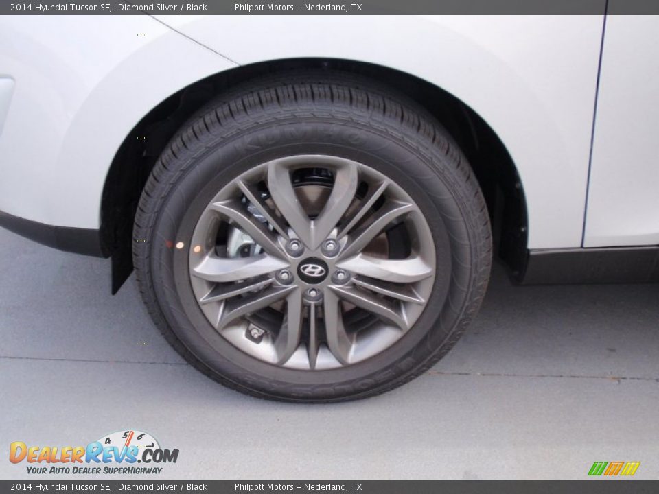 2014 Hyundai Tucson SE Diamond Silver / Black Photo #12