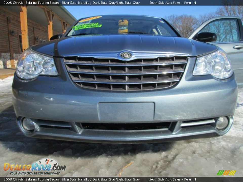 2008 Chrysler Sebring Touring Sedan Silver Steel Metallic / Dark Slate Gray/Light Slate Gray Photo #3