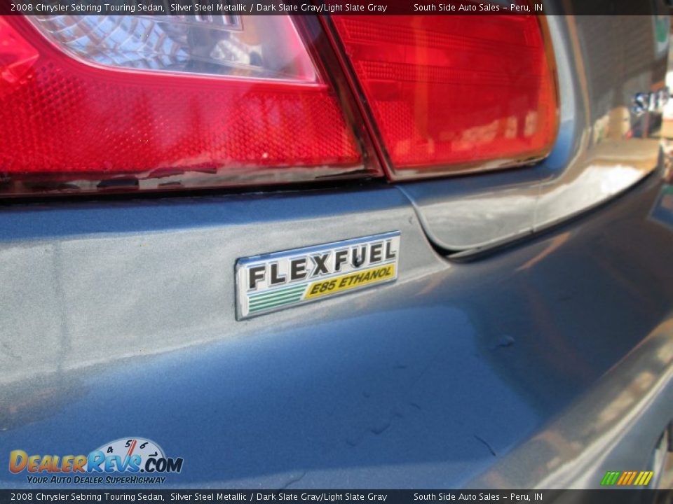 2008 Chrysler Sebring Touring Sedan Silver Steel Metallic / Dark Slate Gray/Light Slate Gray Photo #7