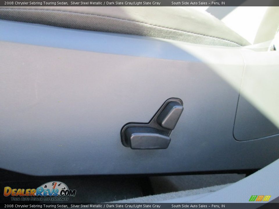 2008 Chrysler Sebring Touring Sedan Silver Steel Metallic / Dark Slate Gray/Light Slate Gray Photo #10