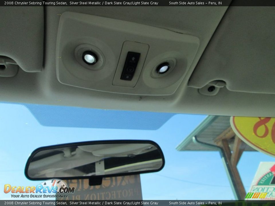 2008 Chrysler Sebring Touring Sedan Silver Steel Metallic / Dark Slate Gray/Light Slate Gray Photo #14