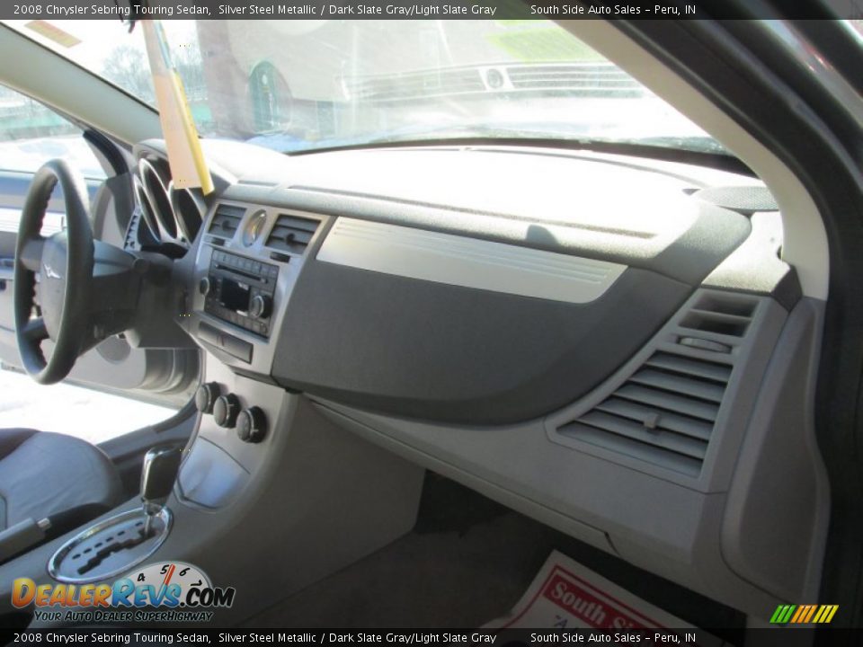 2008 Chrysler Sebring Touring Sedan Silver Steel Metallic / Dark Slate Gray/Light Slate Gray Photo #19