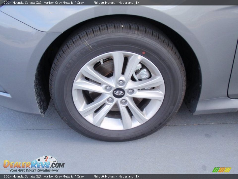 2014 Hyundai Sonata GLS Harbor Gray Metallic / Gray Photo #11