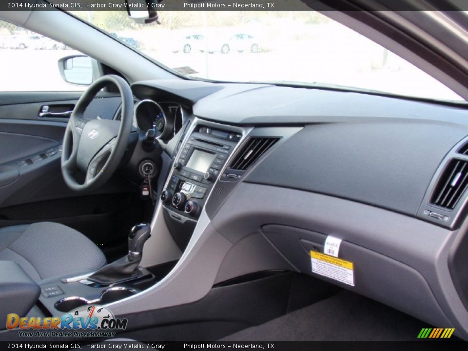 2014 Hyundai Sonata GLS Harbor Gray Metallic / Gray Photo #16