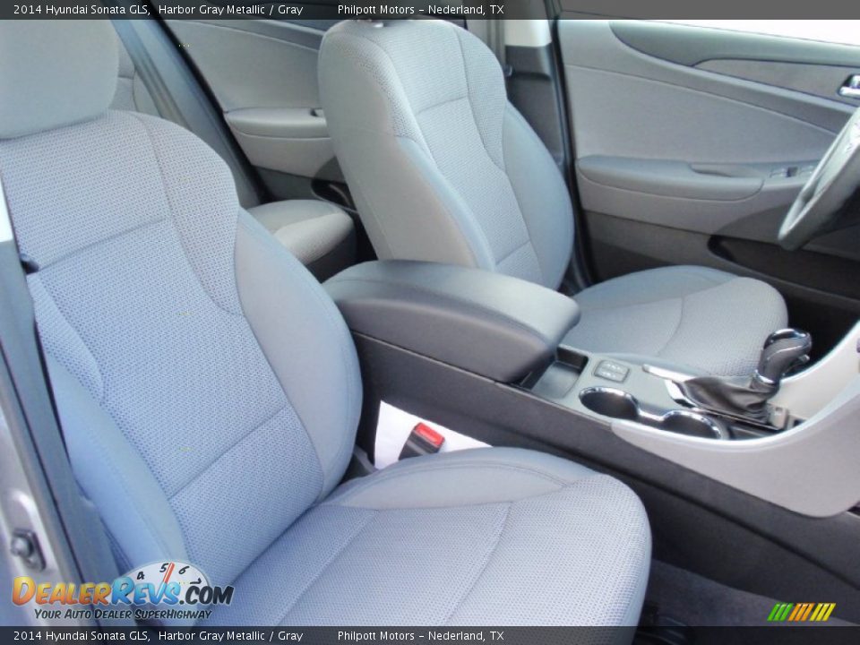 2014 Hyundai Sonata GLS Harbor Gray Metallic / Gray Photo #17