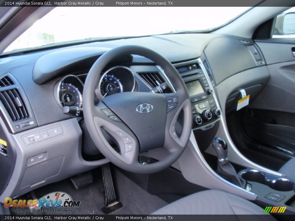 2014 Hyundai Sonata GLS Harbor Gray Metallic / Gray Photo #23