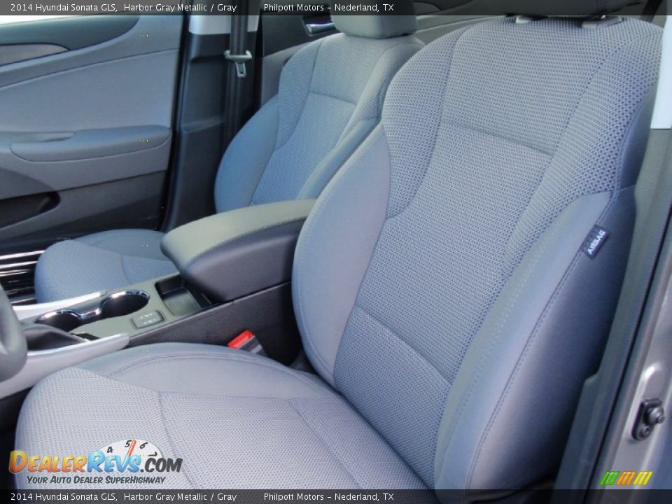 2014 Hyundai Sonata GLS Harbor Gray Metallic / Gray Photo #24