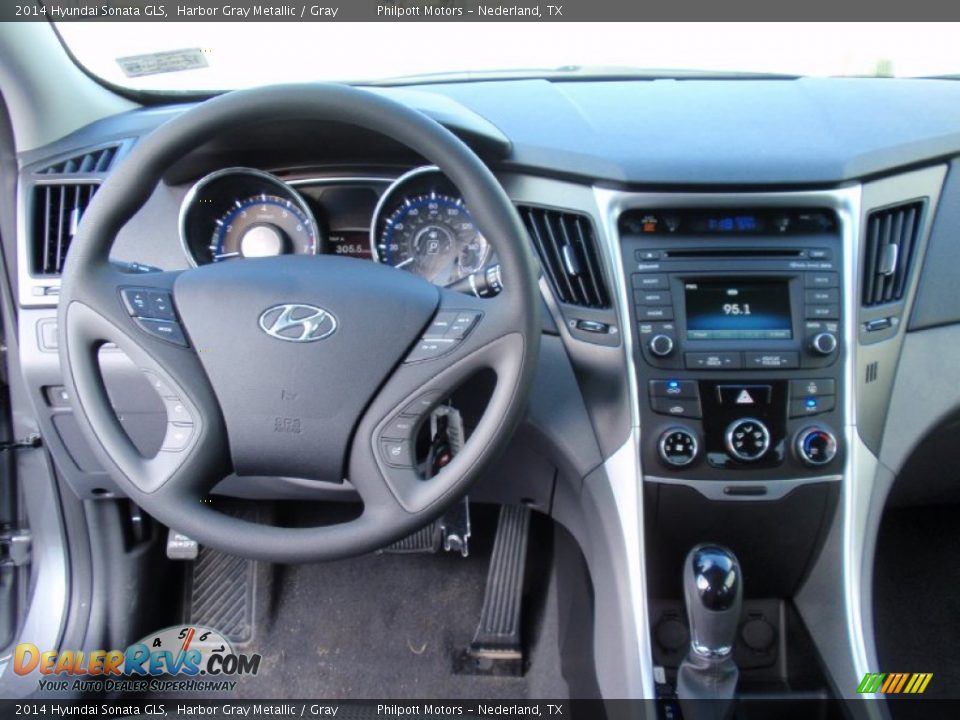 2014 Hyundai Sonata GLS Harbor Gray Metallic / Gray Photo #26