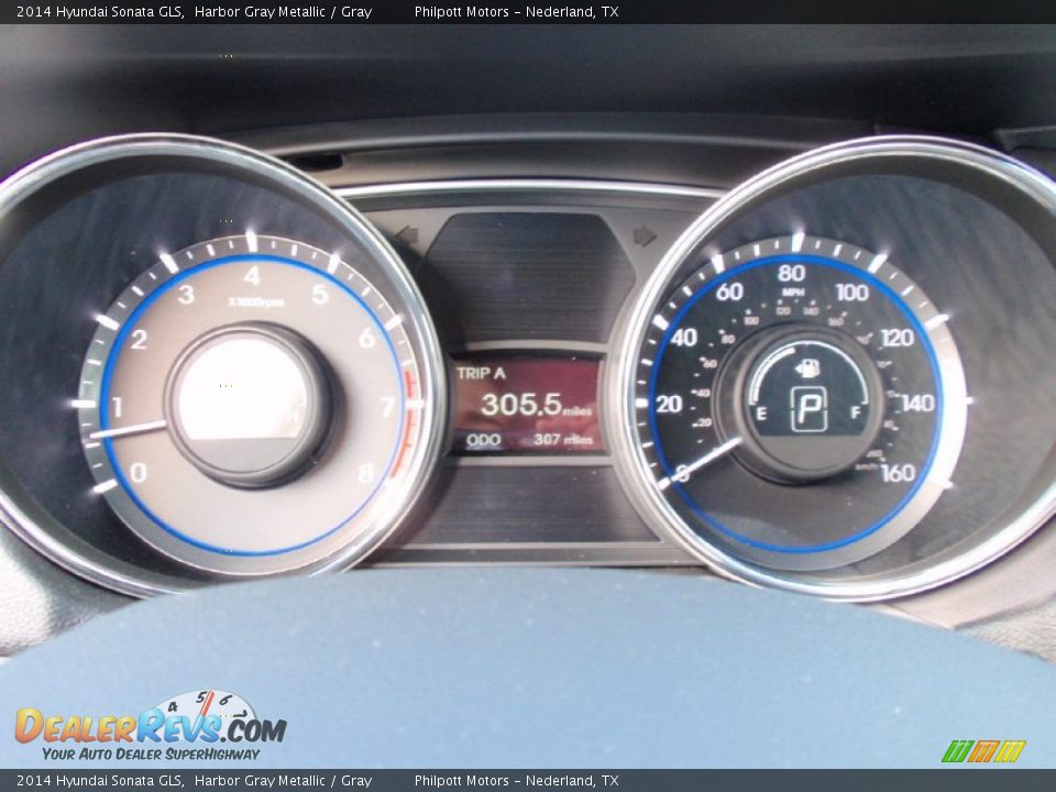 2014 Hyundai Sonata GLS Harbor Gray Metallic / Gray Photo #30