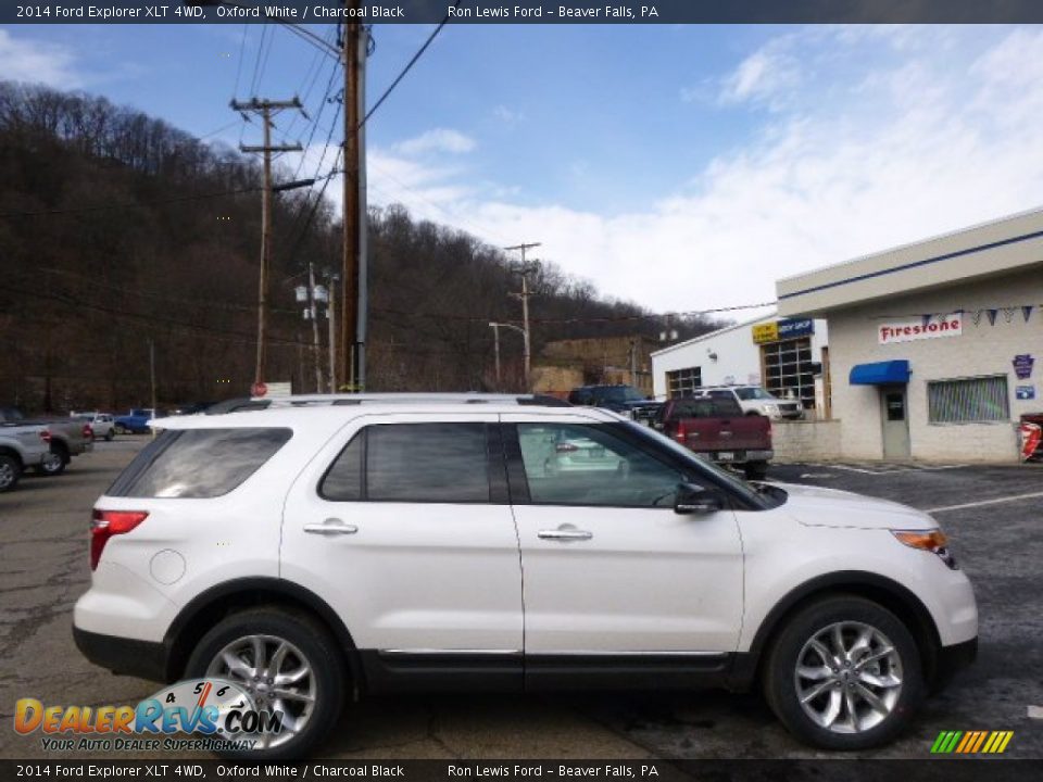 2014 Ford Explorer XLT 4WD Oxford White / Charcoal Black Photo #1