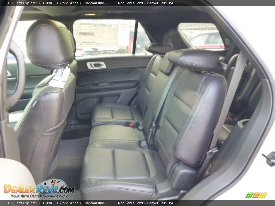 2014 Ford Explorer XLT 4WD Oxford White / Charcoal Black Photo #11