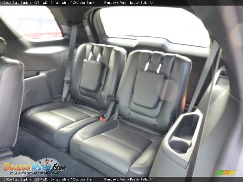 2014 Ford Explorer XLT 4WD Oxford White / Charcoal Black Photo #12