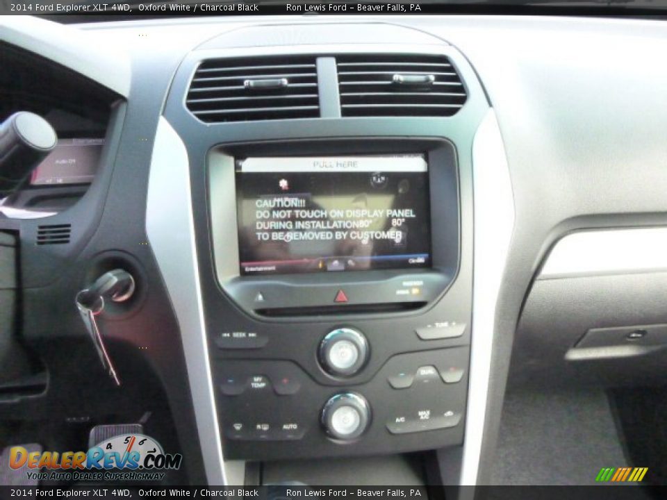 2014 Ford Explorer XLT 4WD Oxford White / Charcoal Black Photo #15