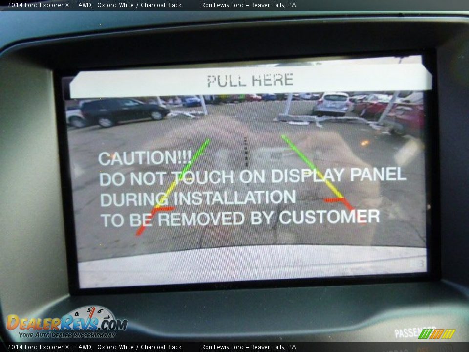 2014 Ford Explorer XLT 4WD Oxford White / Charcoal Black Photo #16