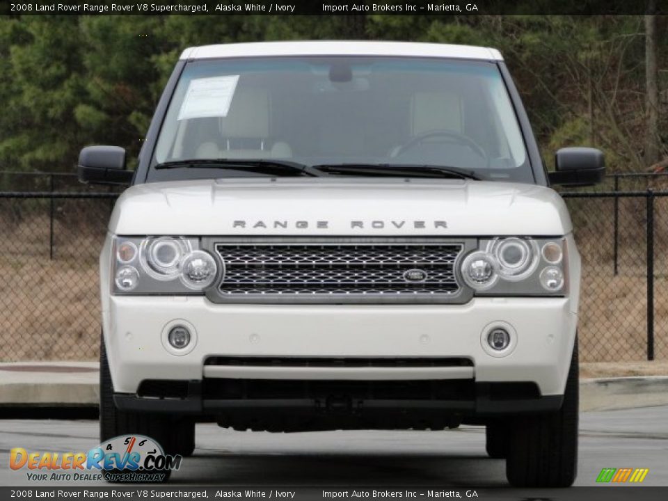 Alaska White 2008 Land Rover Range Rover V8 Supercharged Photo #6