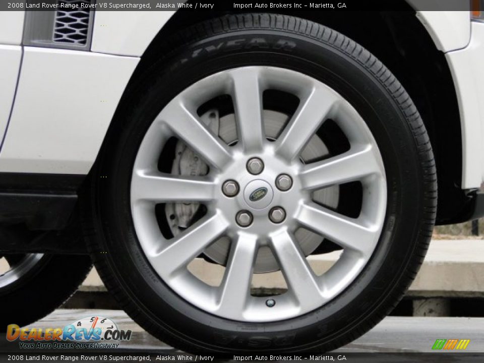 2008 Land Rover Range Rover V8 Supercharged Wheel Photo #10