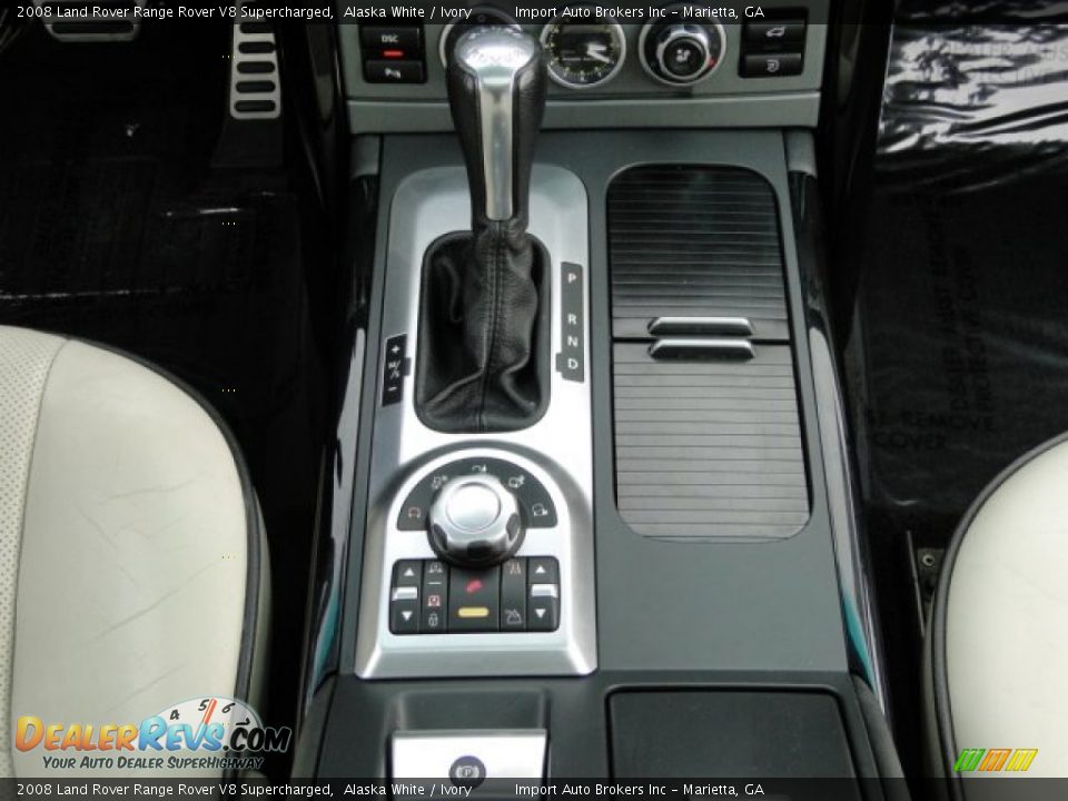 2008 Land Rover Range Rover V8 Supercharged Alaska White / Ivory Photo #16