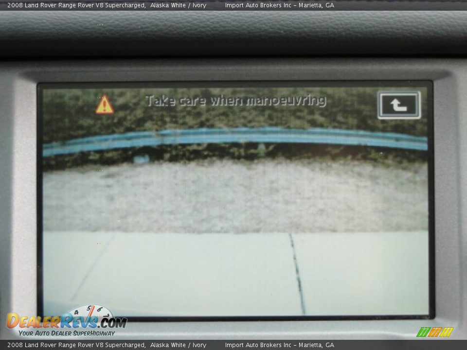 2008 Land Rover Range Rover V8 Supercharged Alaska White / Ivory Photo #18