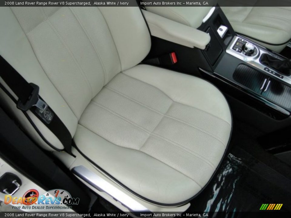 2008 Land Rover Range Rover V8 Supercharged Alaska White / Ivory Photo #19
