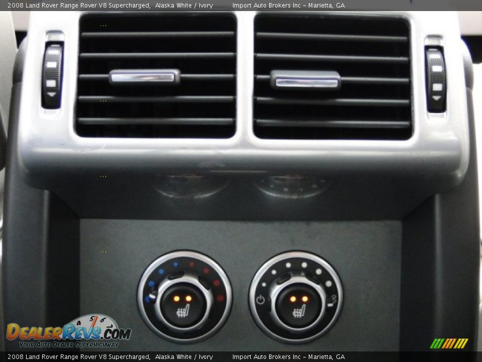 2008 Land Rover Range Rover V8 Supercharged Alaska White / Ivory Photo #36