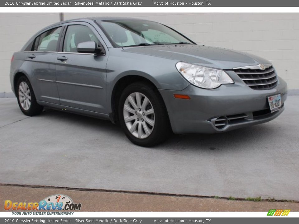 2010 Chrysler Sebring Limited Sedan Silver Steel Metallic / Dark Slate Gray Photo #1