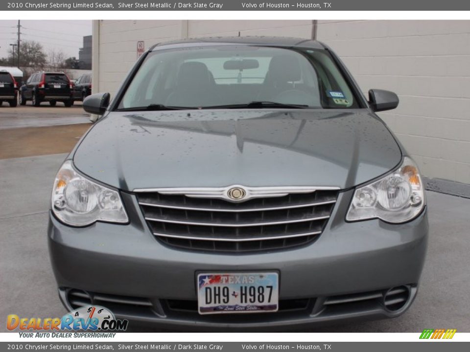 2010 Chrysler Sebring Limited Sedan Silver Steel Metallic / Dark Slate Gray Photo #2