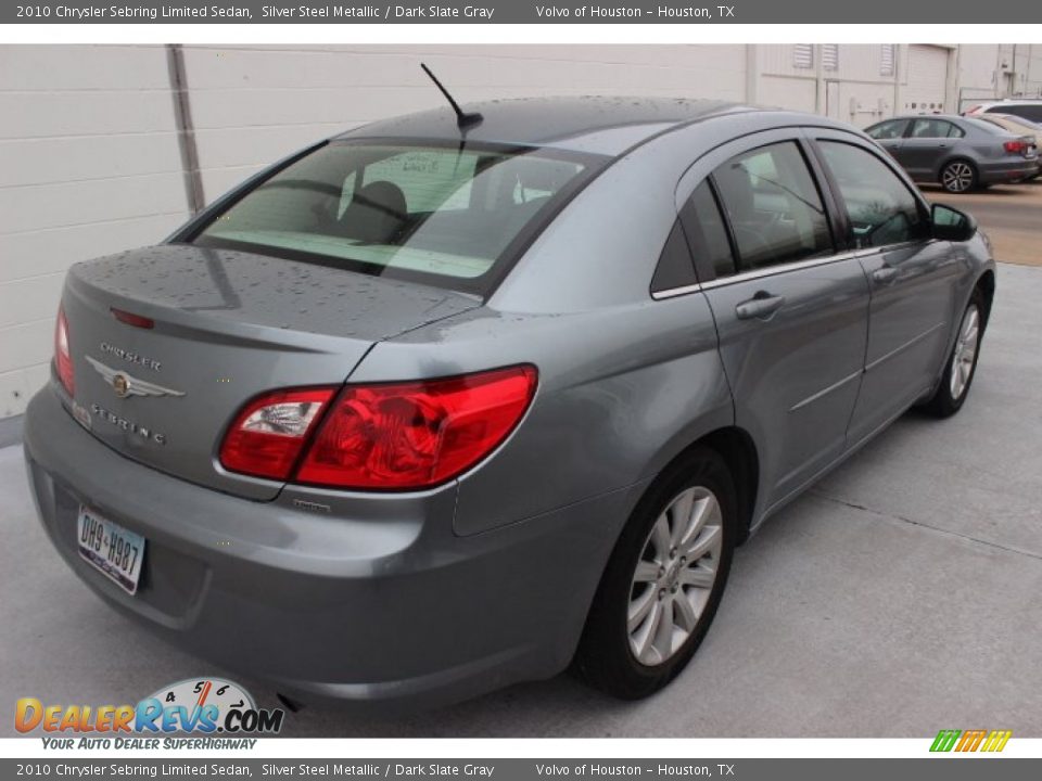 2010 Chrysler Sebring Limited Sedan Silver Steel Metallic / Dark Slate Gray Photo #4
