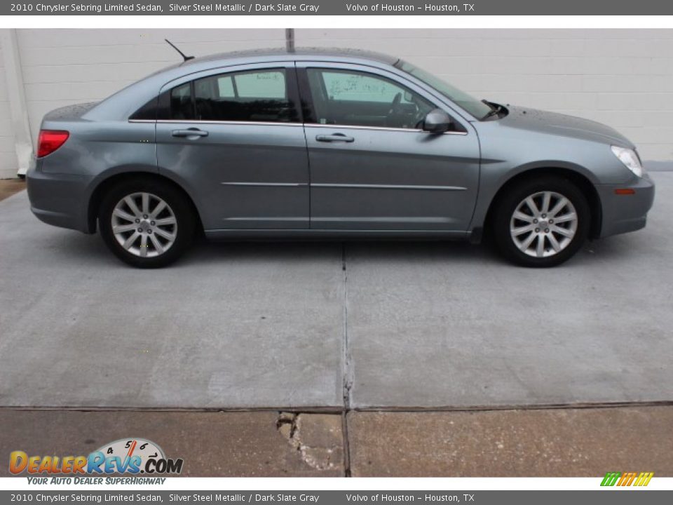 2010 Chrysler Sebring Limited Sedan Silver Steel Metallic / Dark Slate Gray Photo #5