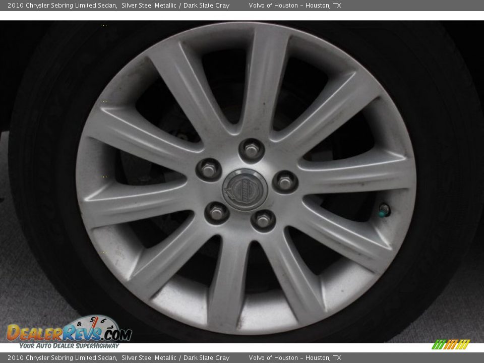 2010 Chrysler Sebring Limited Sedan Silver Steel Metallic / Dark Slate Gray Photo #6