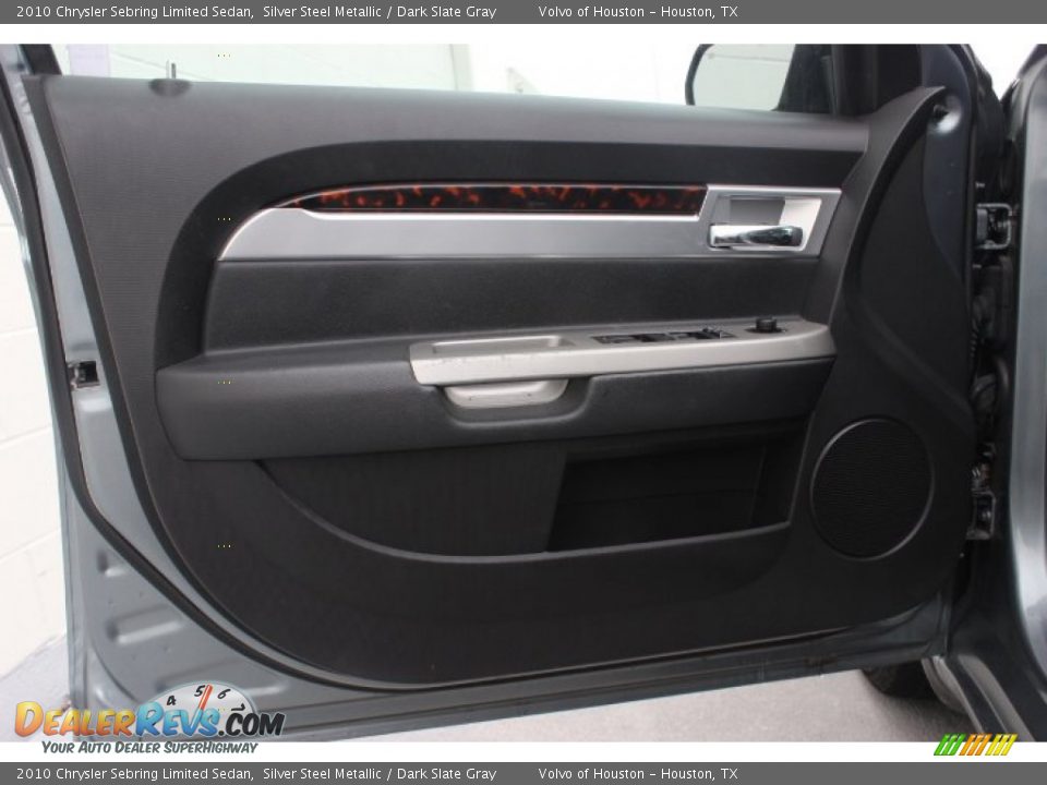 2010 Chrysler Sebring Limited Sedan Silver Steel Metallic / Dark Slate Gray Photo #7