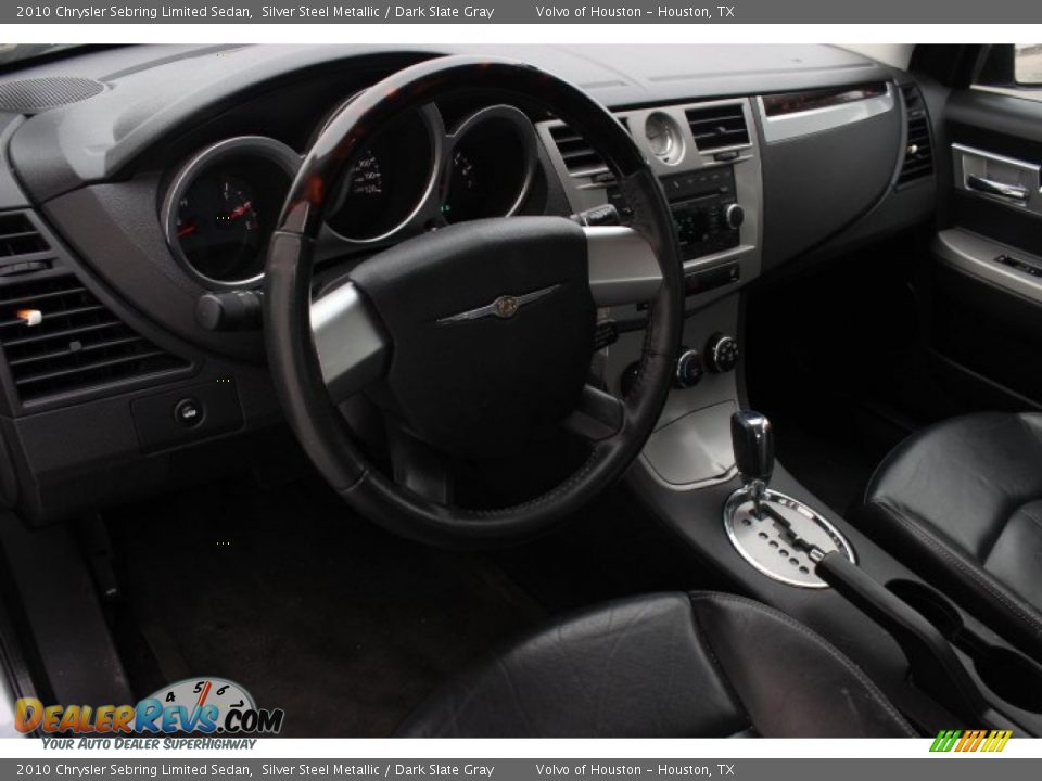 2010 Chrysler Sebring Limited Sedan Silver Steel Metallic / Dark Slate Gray Photo #8