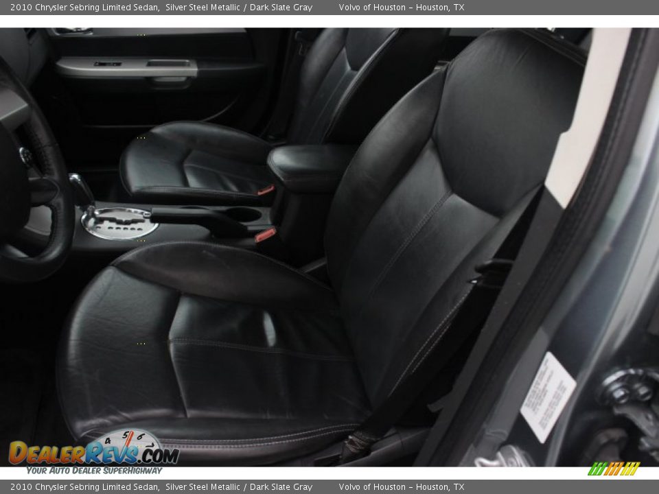 2010 Chrysler Sebring Limited Sedan Silver Steel Metallic / Dark Slate Gray Photo #9