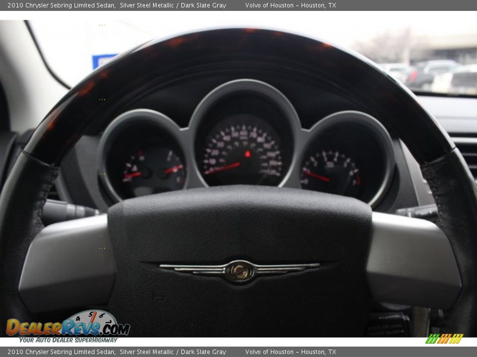 2010 Chrysler Sebring Limited Sedan Silver Steel Metallic / Dark Slate Gray Photo #16