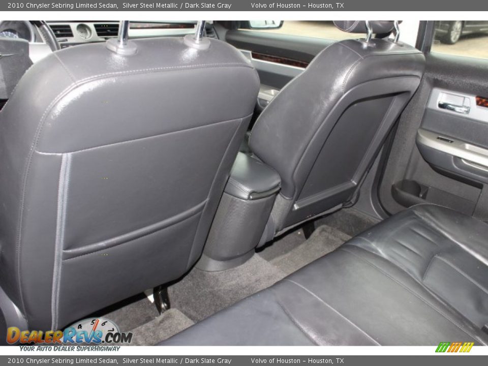 2010 Chrysler Sebring Limited Sedan Silver Steel Metallic / Dark Slate Gray Photo #17