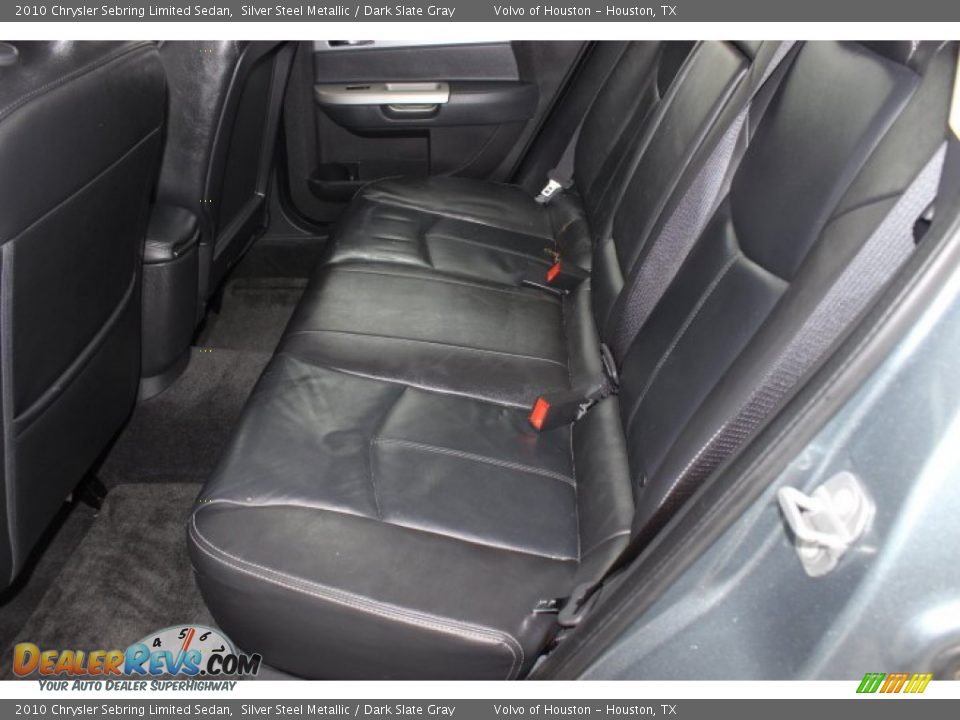 2010 Chrysler Sebring Limited Sedan Silver Steel Metallic / Dark Slate Gray Photo #18