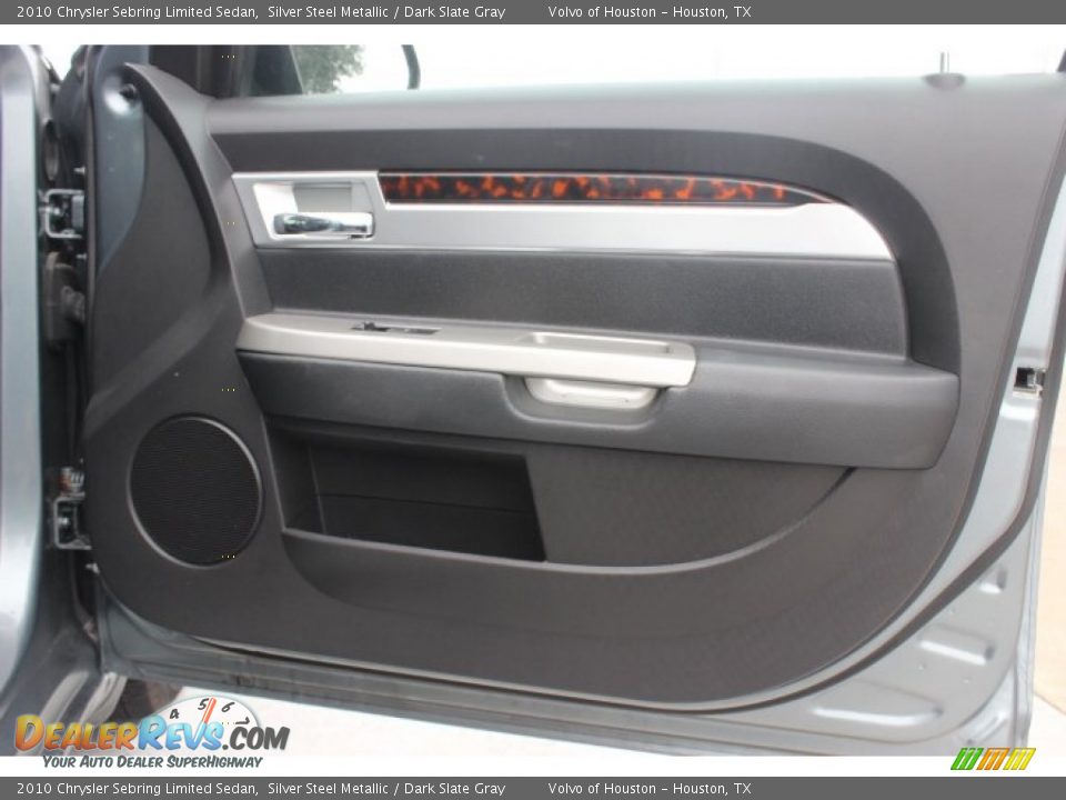 2010 Chrysler Sebring Limited Sedan Silver Steel Metallic / Dark Slate Gray Photo #21