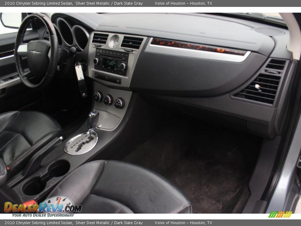 2010 Chrysler Sebring Limited Sedan Silver Steel Metallic / Dark Slate Gray Photo #22