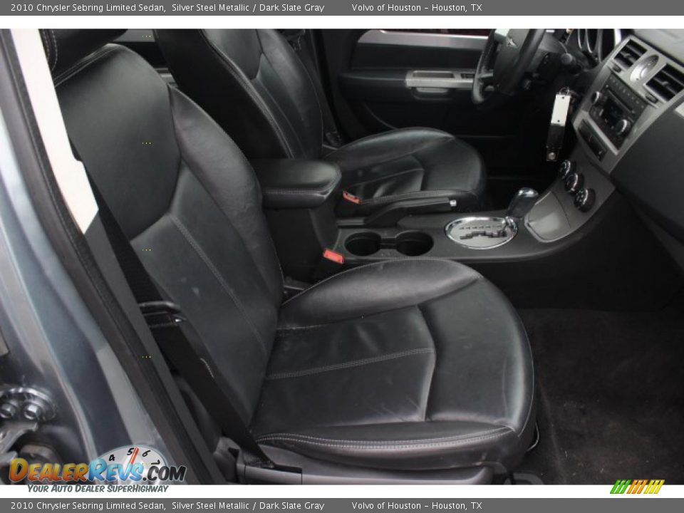 2010 Chrysler Sebring Limited Sedan Silver Steel Metallic / Dark Slate Gray Photo #23
