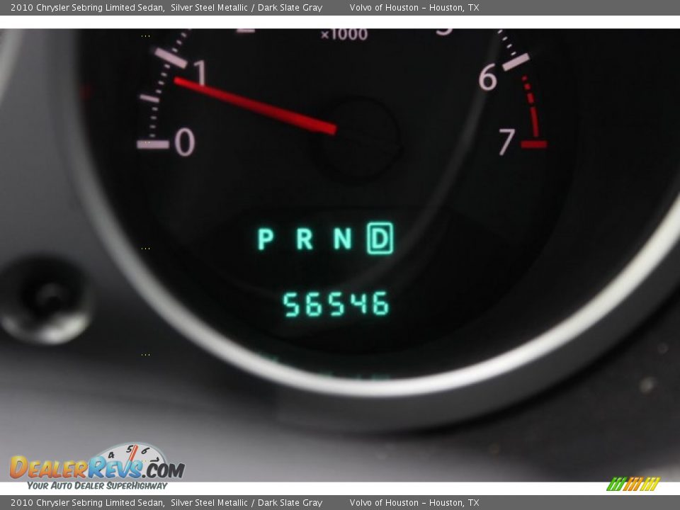 2010 Chrysler Sebring Limited Sedan Silver Steel Metallic / Dark Slate Gray Photo #25